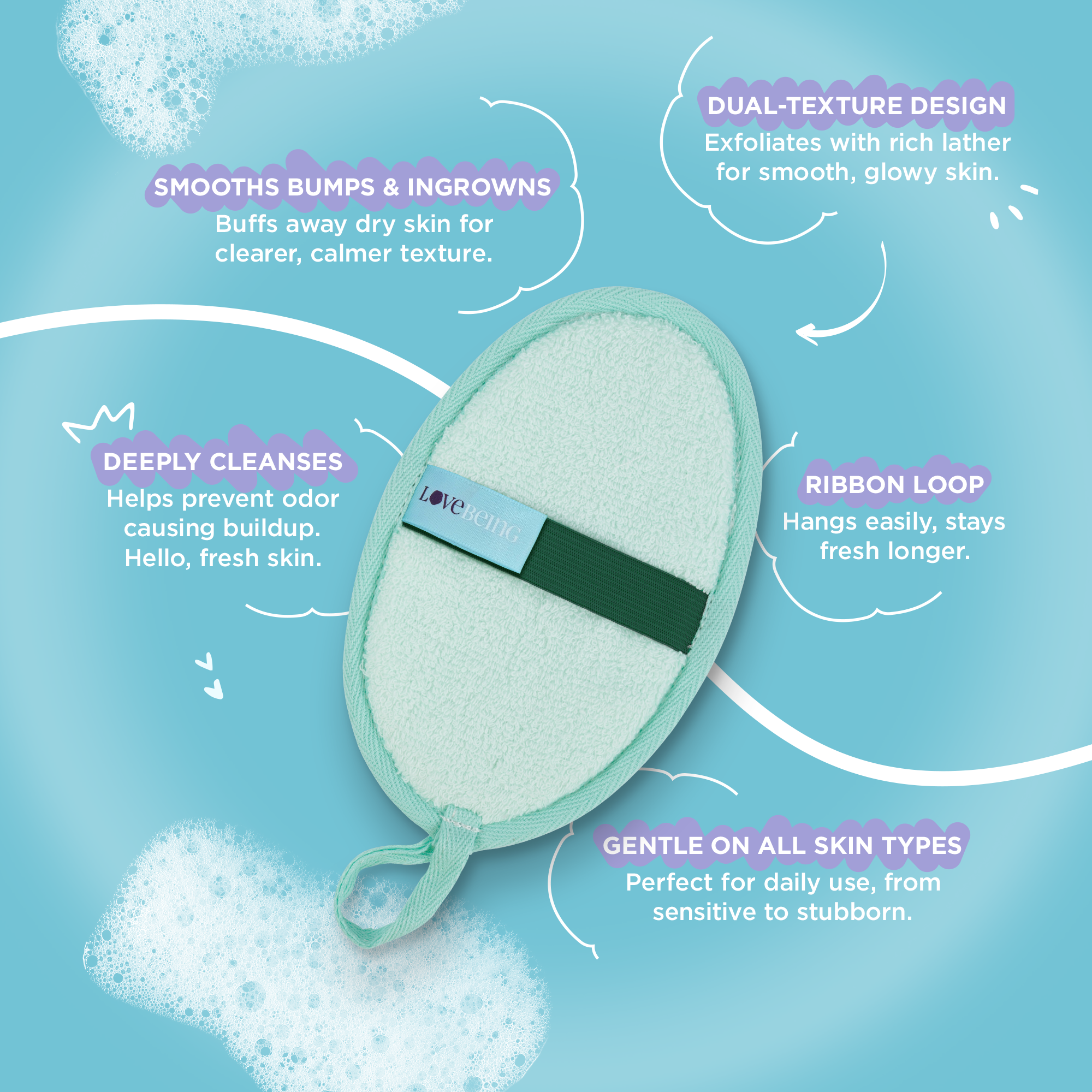 Exfoliating Body Scrubbers